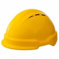 Delta Plus AMER CLIMBING T1 WIND Hard Hat, Vented, Yellow WEL21102YE